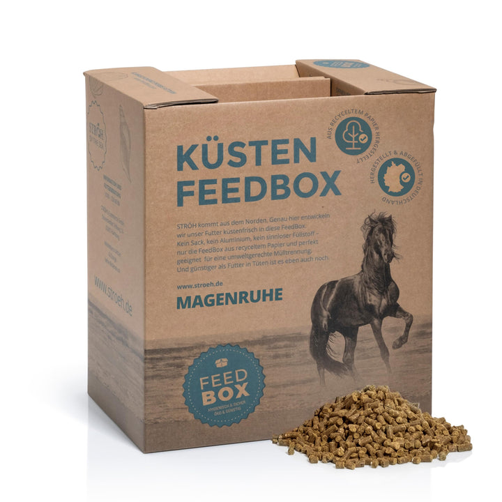 STRÖH Magenruhe Pferd (5kg Feedbox) • STRÖH Magenruhe Pferd (1kg) • Für Pferde Magen, Darm & Verdauu