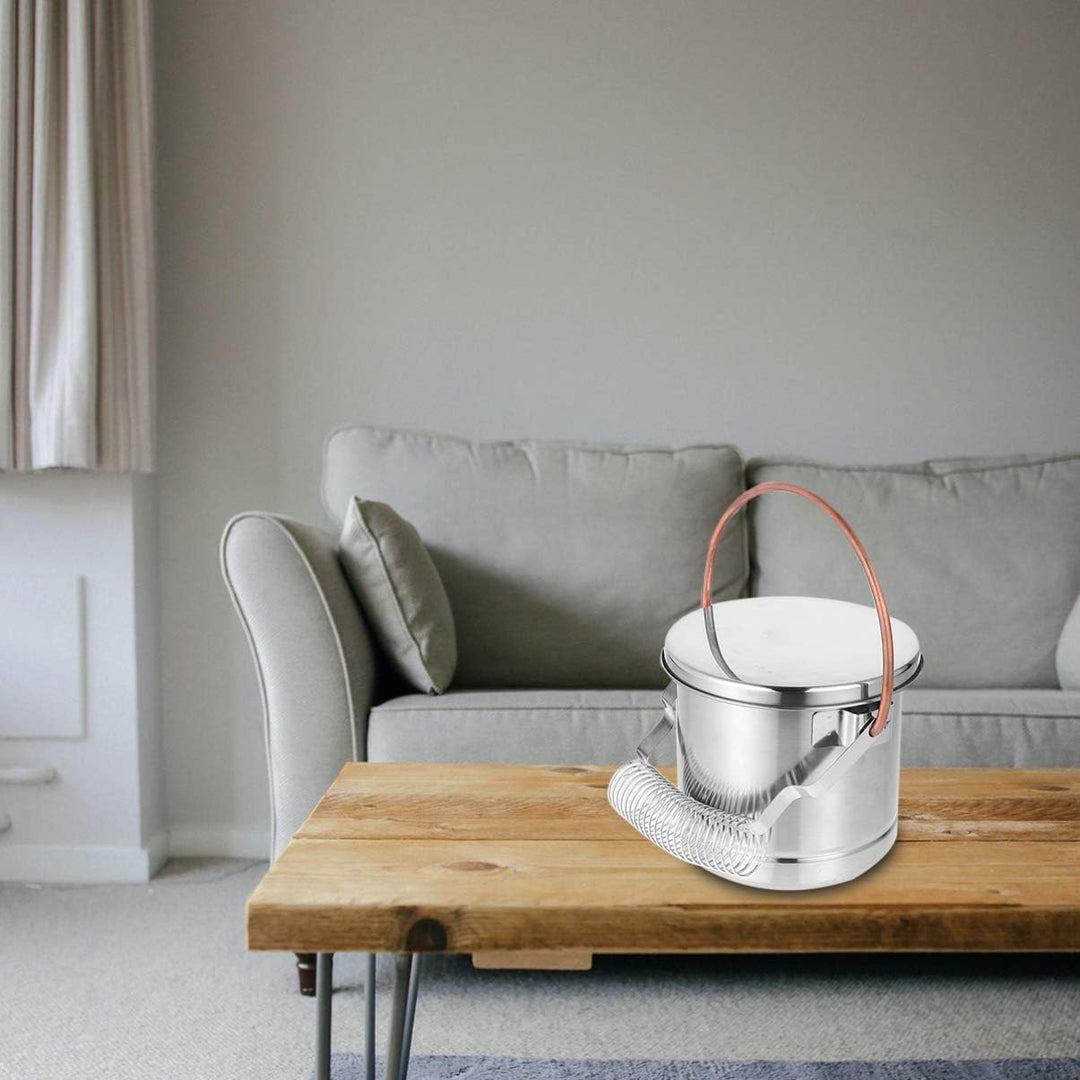 EXCEART Malerei Eimer Öl Malerei Pinsel Waschen Edelstahleimer mit Deckel Malwerkzeug Künstler Ölmal