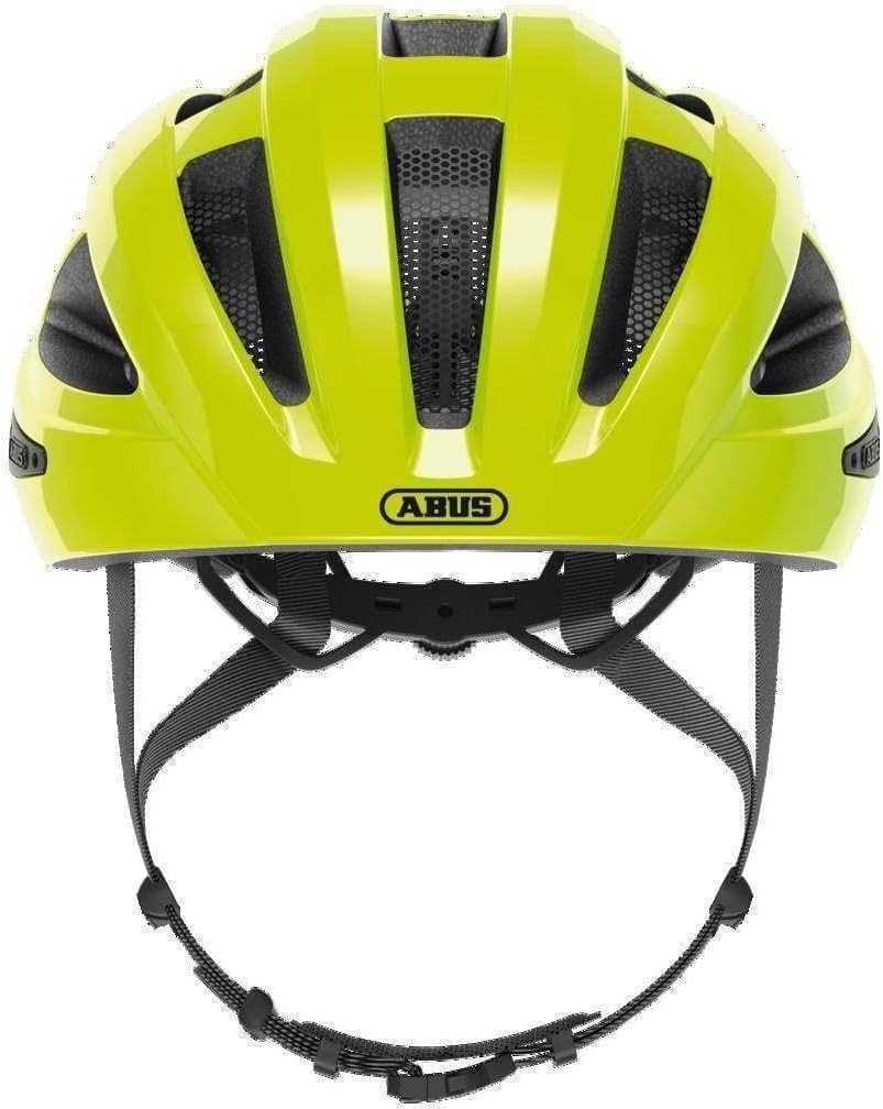 ABUS Rennradhelm Macator - sportiver Fahrradhelm für Einsteiger - auch für Zopfträger/-innen - für D