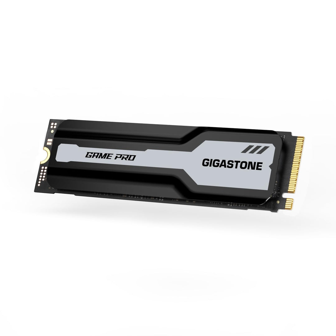 Gigastone M.2 SSD 2TB mit Kühlkörper Optimiert für PS5 NVMe SSD M.2 2280 PCIe Gen4 Ultraschnelle Int