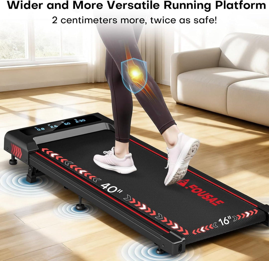 Walking Pad, 4-IN-1 Laufband für Zuhause, 1-10KM/H Laufband Schreibtisch mit 9% Steigung, 2.5HP bürs