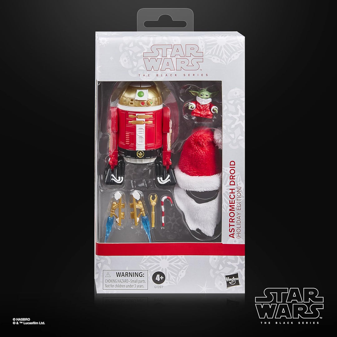STAR WARS The Black Series Astromech Droid (Holiday Edition), Premium Collectible 6 Inch Action Figu