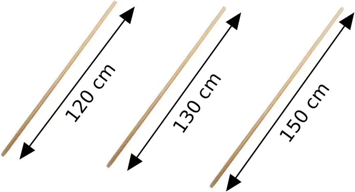 All4All Schaufelstiel 130cm, Holzgrif, Spatenstiel,Ersatz Spaten,Holz Stiel aus Buche,Ersatzstiel,Ga