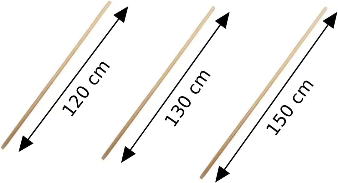 All4All Schaufelstiel 120cm, Holzgrif, Spatenstiel,Ersatz Spaten,Holz Stiel aus Buche,Ersatzstiel,Ga