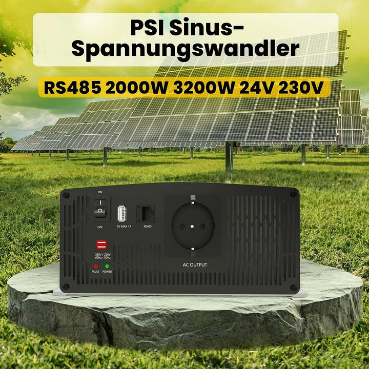 Offgridtec® PSI Sinus Spannungswandler RS485 2000W 3200W 24V 230V, 2000W