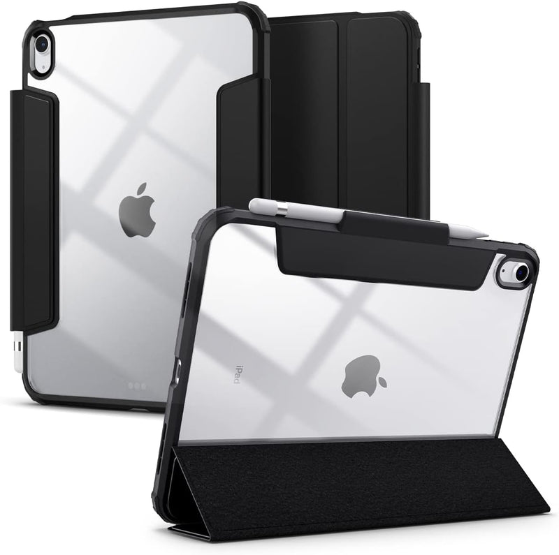 Spigen Ultra Hybrid Pro Hülle Case kompatibel mit iPad 10. Generation 2022 10,9 Zoll -Schwarz