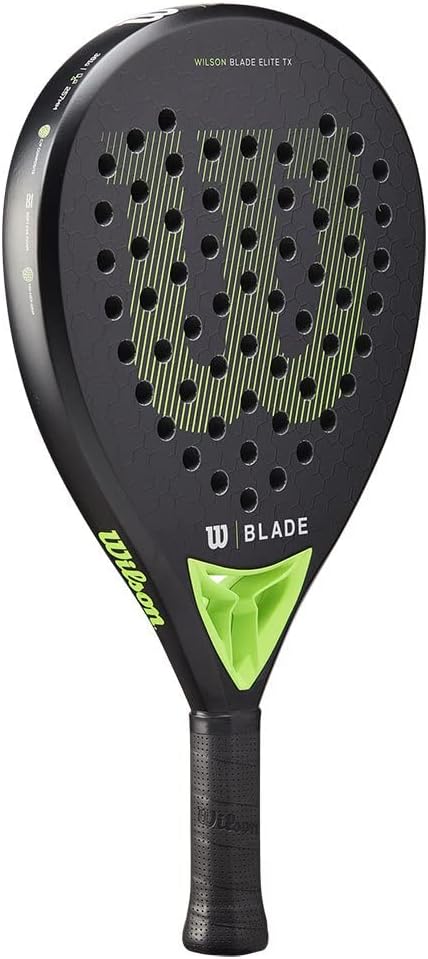 Wilson Elite TX V2 Padel Racquet WR104611U, Unisex Paddle Rackets, Black, 2 EU