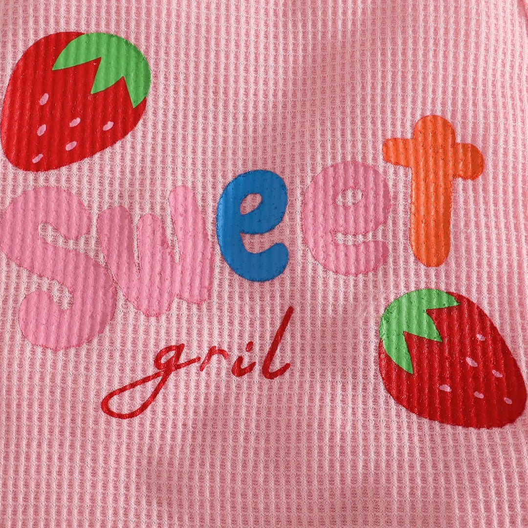 Kleinkind Baby Mädchen Kleidung Blumen Rüschen T-Shirts Tops Shorts Süsse Sommer Kleidung Sets 6-9 M