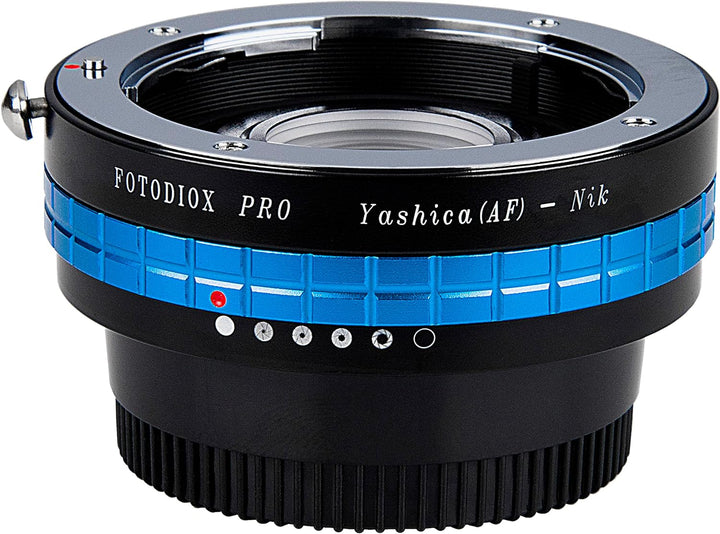Fotodiox Pro Lens Mount Adapter - Yashica 230AF (YAF, Y230AF) Lens to Nikon SLR/DSLR Camera with Ape