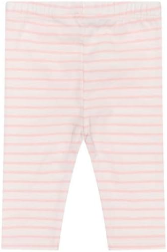 Steiff Baby Set für Mädchen T-Shirt seashell pink & Leggings gestreift 50 seashell pink, 50 seashell