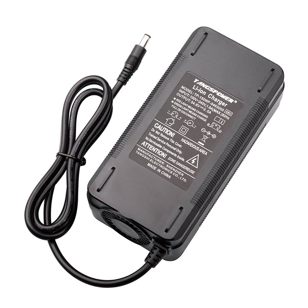 Tangspower 54,6V 3A Ladegerät Für 13S 48V Li-Ion Akku elektrisches Fahrrad Lithium-Batterie Ladegerä
