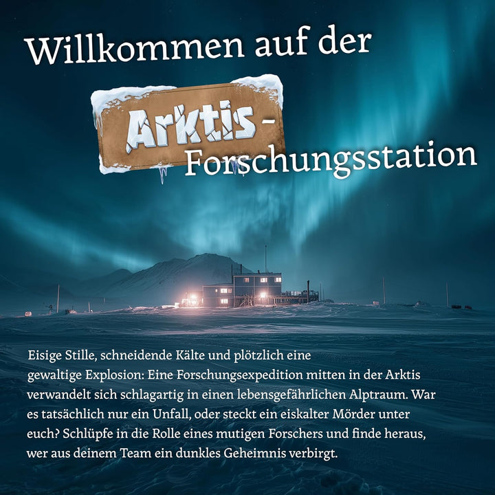 Krimispiel Adventskalender 2025 "Der Arktis Fall" I Escape Adventskalender für Erwachsene I 24 spann