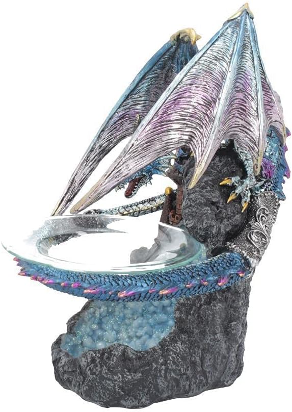 Nemesis Now Flame Saviour Ölbrenner, 24 cm, Einheitsgrösse, Blau