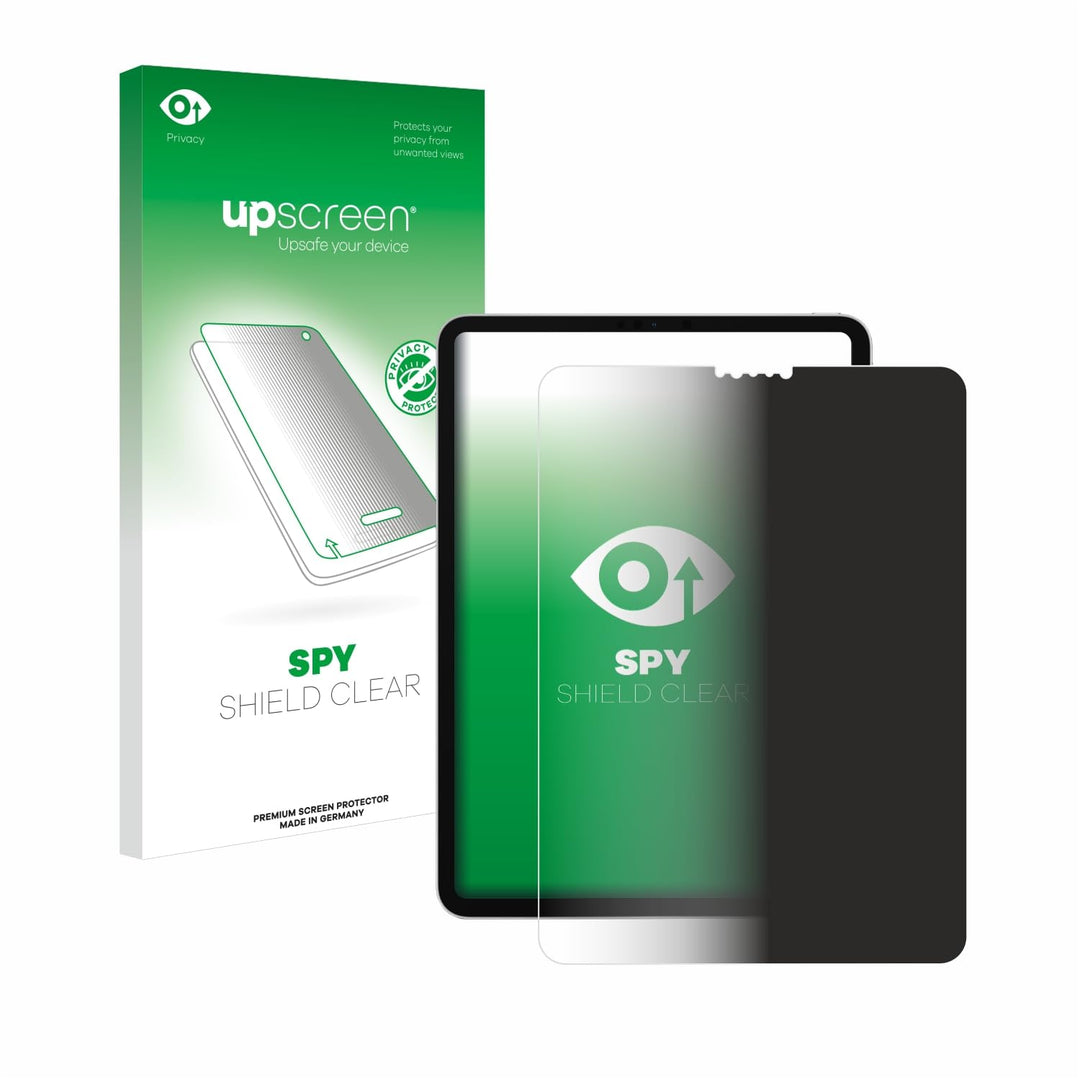 upscreen Anti-Spy Blickschutzfolie für Apple iPad Pro 11" 2018 Privacy Screen Displayschutz-Folie [S