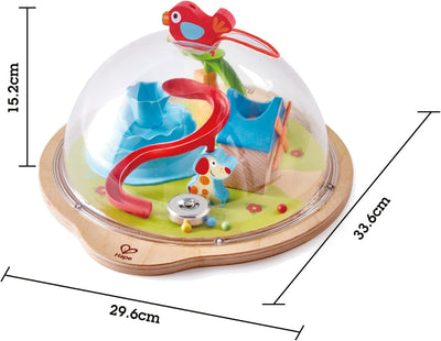 Hape Lilys Erlebniskuppel von Hape | 3D Spielzeug mit magnetischem Labyrinth, Erlebniskuppel für Kin