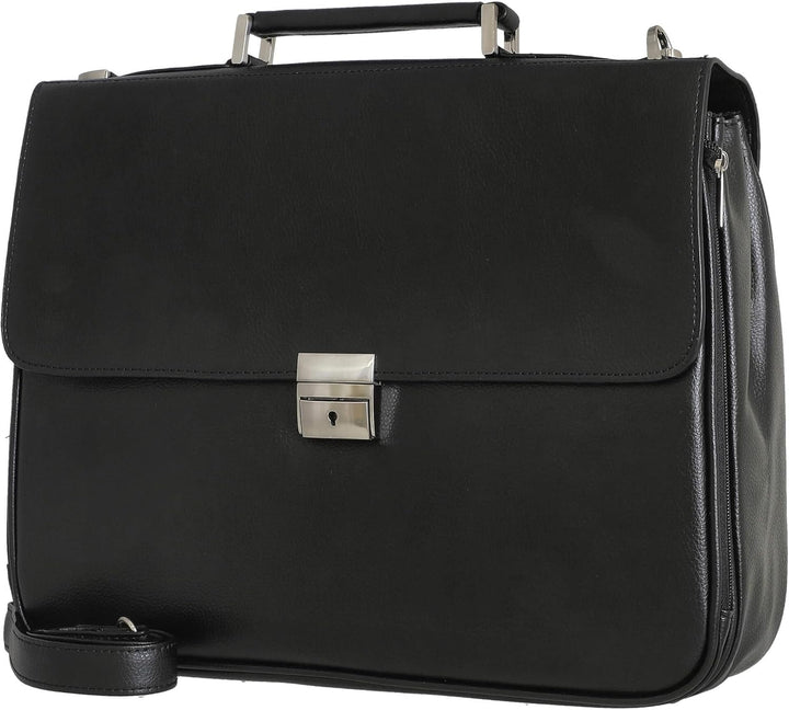 D&N Business Line Aktentasche, 40 cm, 13L, Schwarz