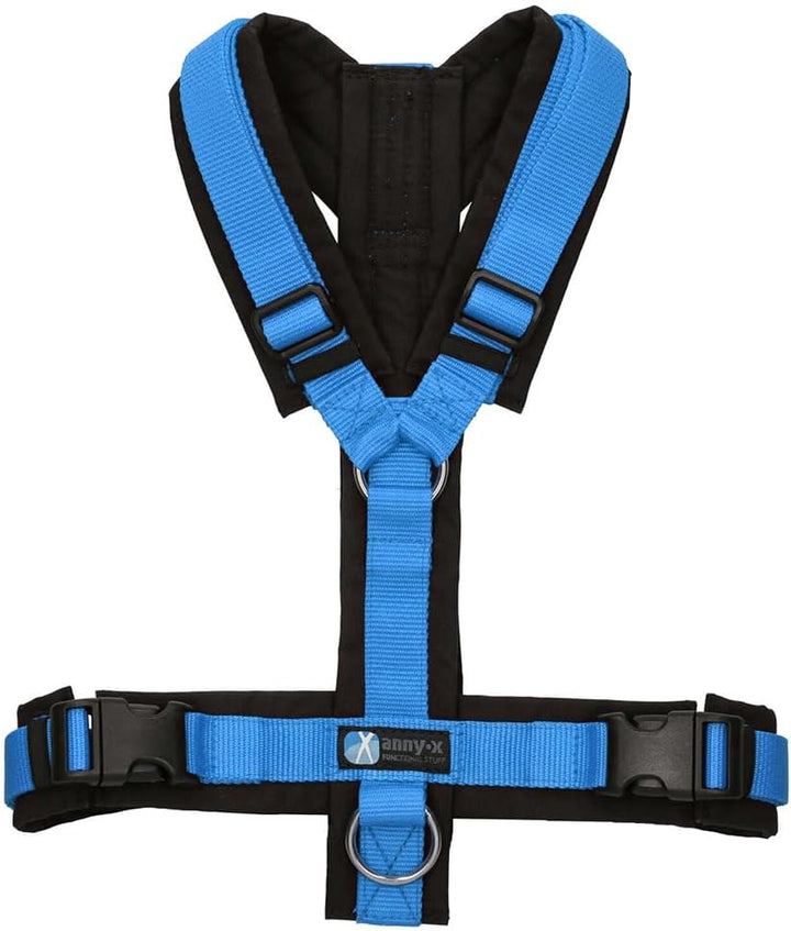 anny-x Brustgeschirr Fun schwarz blau- Grösse L schwarz blau L, schwarz blau L
