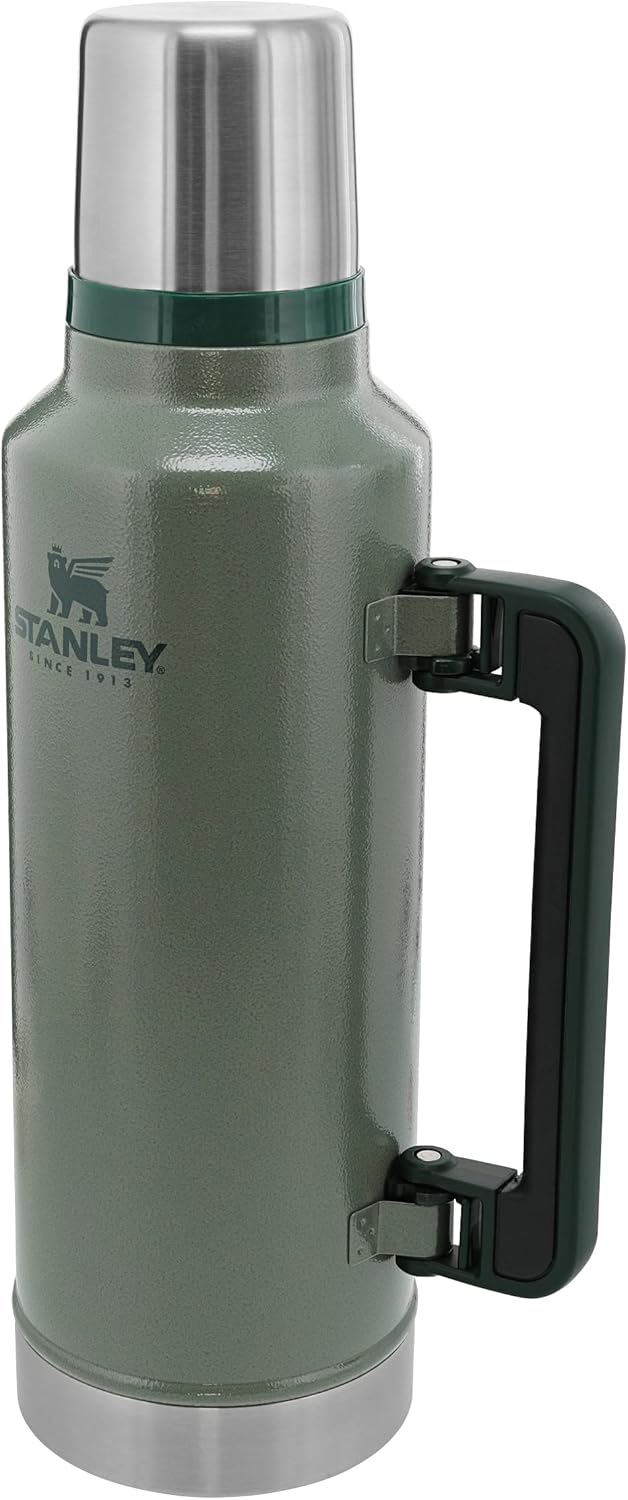 Stanley Classic Legendary Thermoskanne - Thermos Hält 15-48 Stunden Heiss oder Kalt - Edelstahl Ther