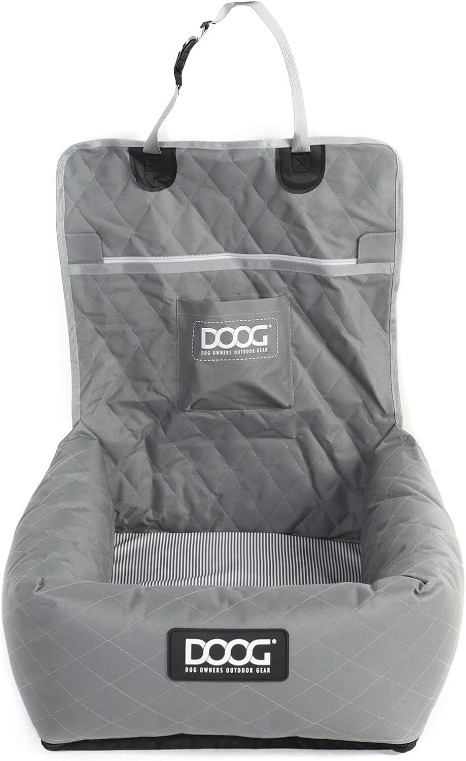 DOOG Deluxe Autositz & Reisebett für Haustiere – Sicher, bequem, schmutz- und tierhaarabweisendes 60