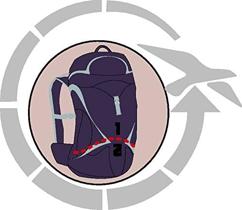 Easy Camp Trekkingrucksack Limit, Grau, 1 x 1 x 1 cm, 80 Liter, 360089