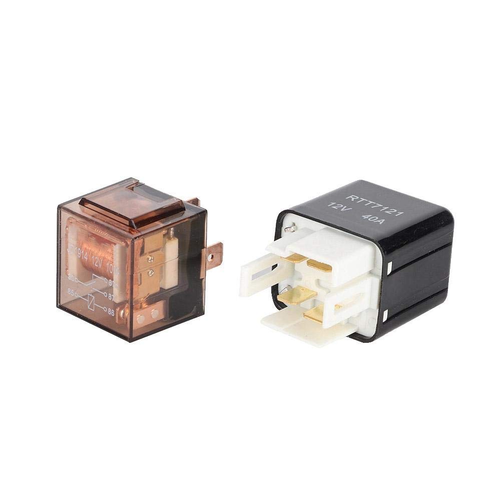 Suuonee Sicherungskasten, 6-Wege-Auto-Sicherungskasten mit 1 St. 4 St. 12 V und 5 St. 100A transpare