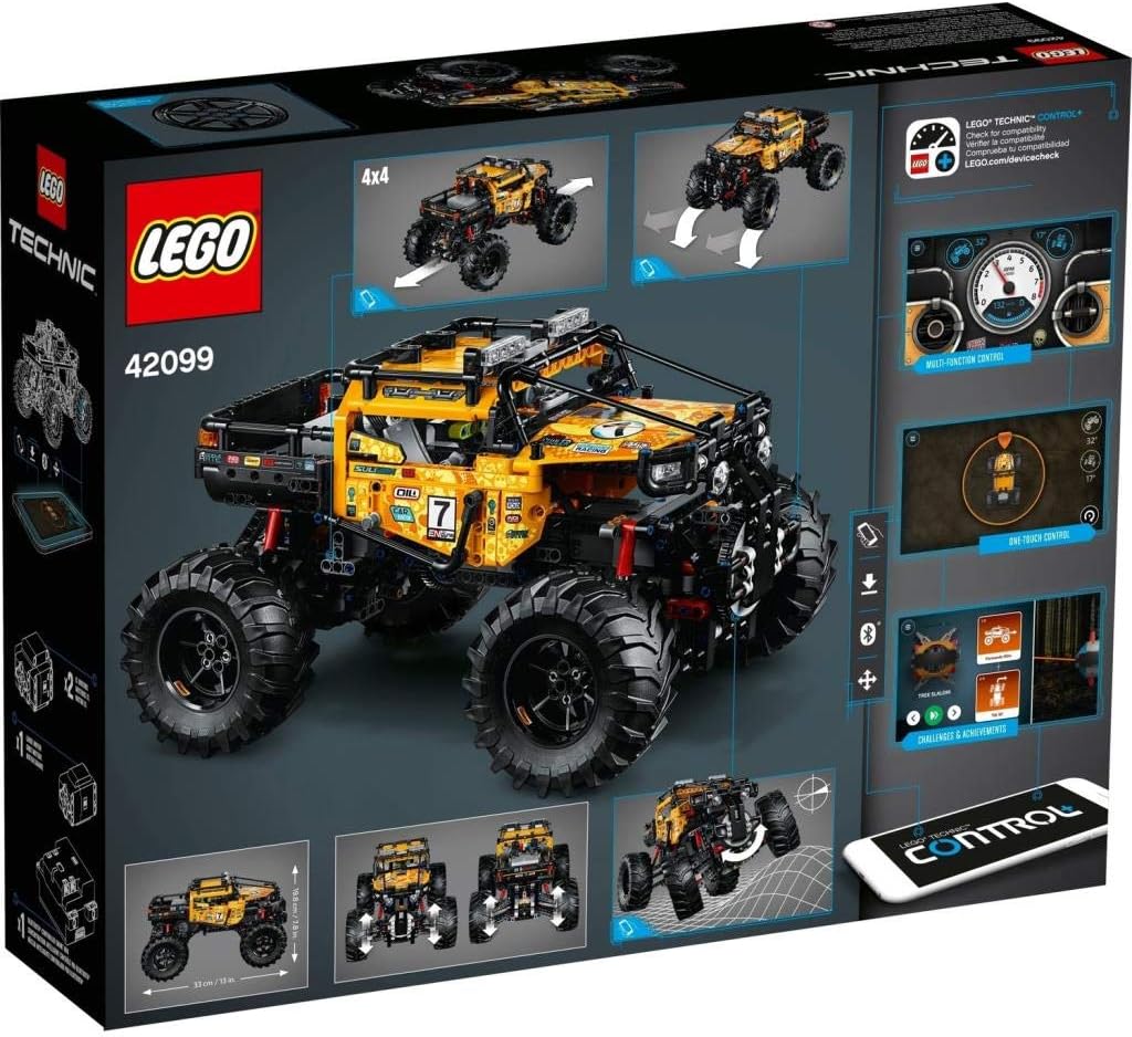 LEGO 42099 Technic Control+ 4x4 Allrad Xtreme-Geländewagen, ferngesteuertes Auto, RC Fahrzeug, Spiel