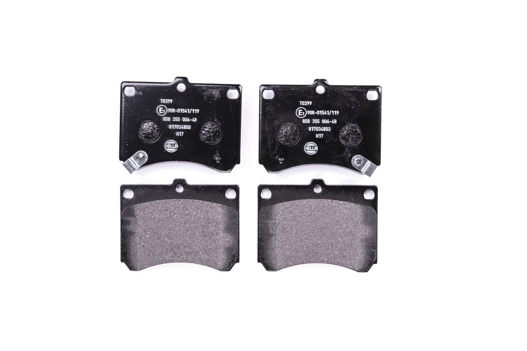HELLA PAGID 8DB 355 006-481 Bremsbelagsatz - T0399 - Dicke/Stärke: 15mm - Bremssystem: Sumitomo - mi