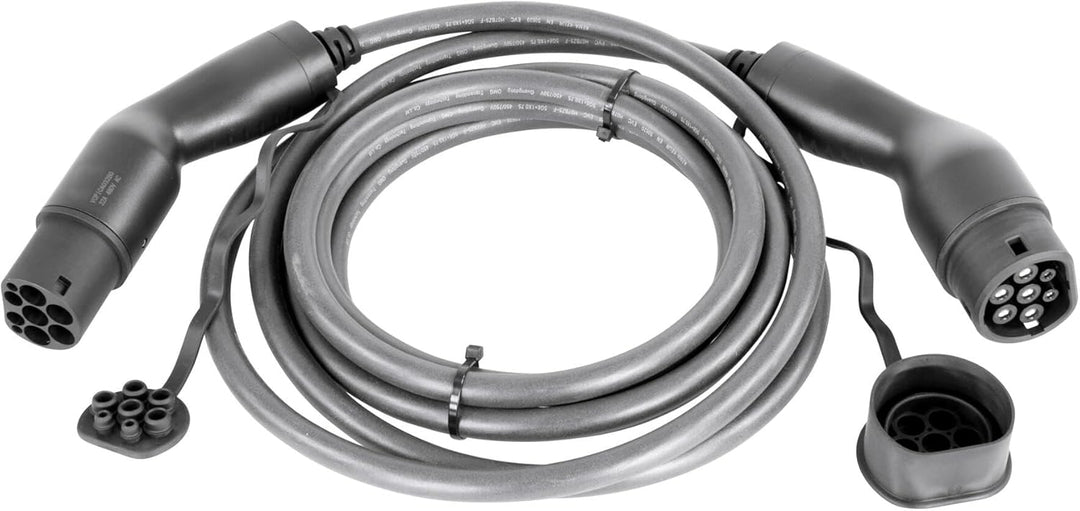 VEMO 5m Ladekabel 11kW/22kW Typ 2 (standard) für Elektro Auto Ev Phev Hybrid