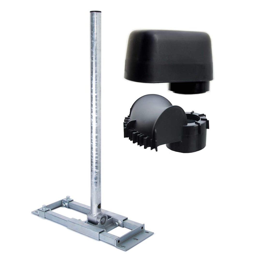 PremiumX Deluxe X90-60 Dachsparrenhalter 90 cm Mast Ø 60 mm SAT Dach-Sparren-Halterung inkl. Mastkap