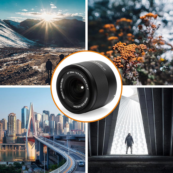 VILTROX 20mm F2.8 F, 20mm F/2.8 Z-Mount Vollformat AF Ultraweitwinkel Autofokus Objektiv für Nikon Z