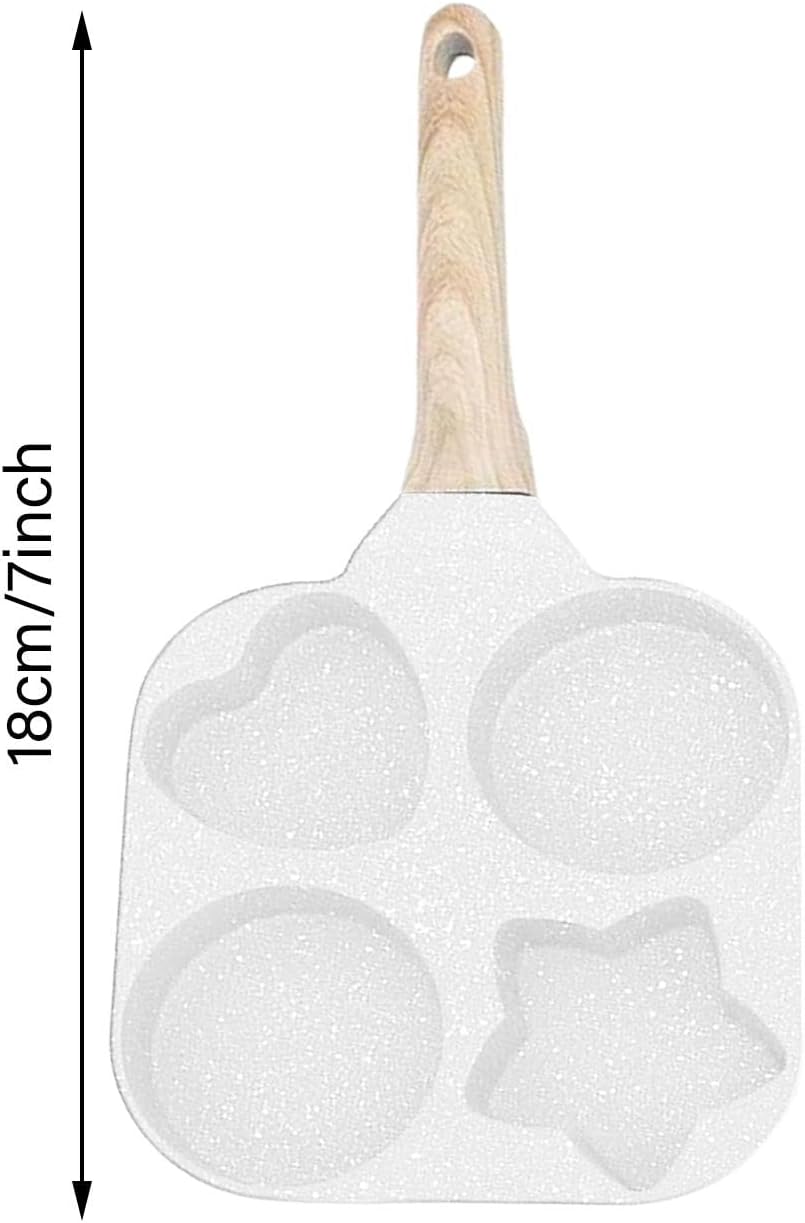 Multifunctional Egg Mold, Fried Egg Pan, Kitchen Breakfast Pan, Pancake Frying Pan, 18 cm, Nonstick