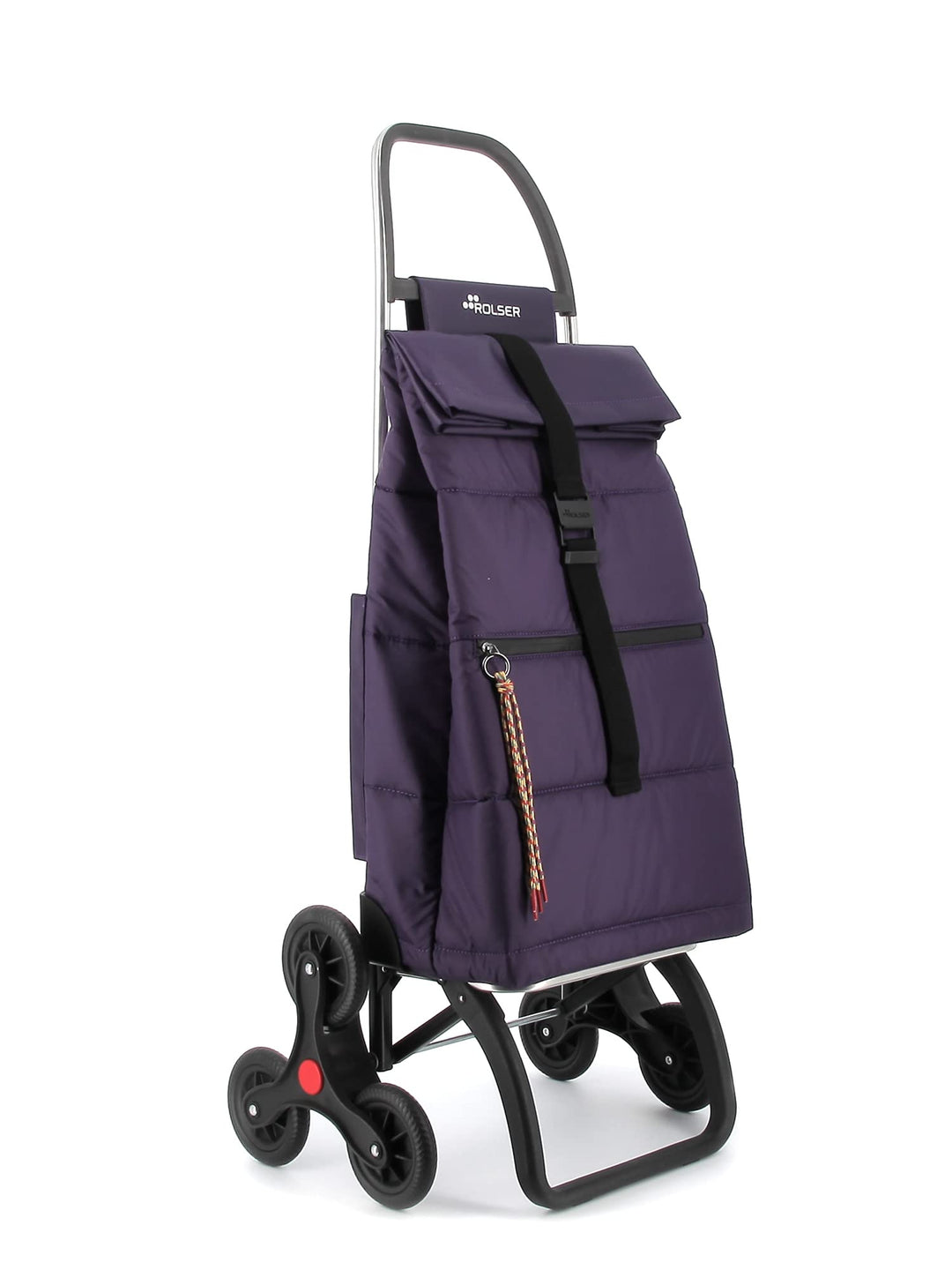 Einkaufstrolley Rolser Big Polar 6 Räder Treppensteiger - Violett 6 Räder Treppensteiger Violett, 6