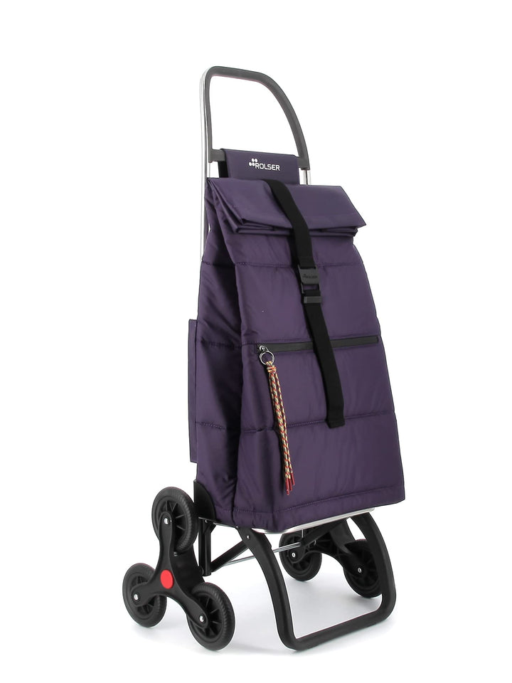 Einkaufstrolley Rolser Big Polar 6 Räder Treppensteiger - Violett 6 Räder Treppensteiger Violett, 6
