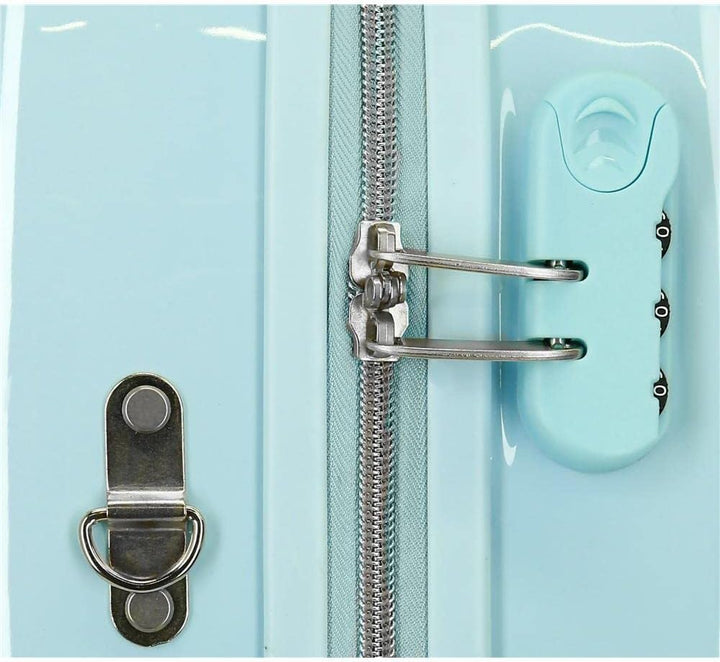 Disney Frozen Memories Kinderkoffer, Blau, 50 x 39 x 20 cm, Hartplastik, seitlicher Kombinationsvers