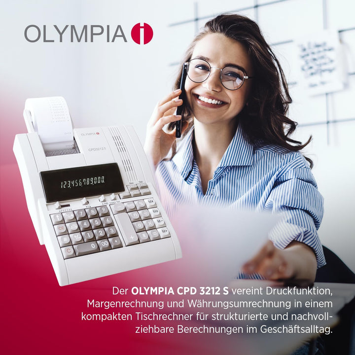 OLYMPIA Tischrechner CPD 3212S