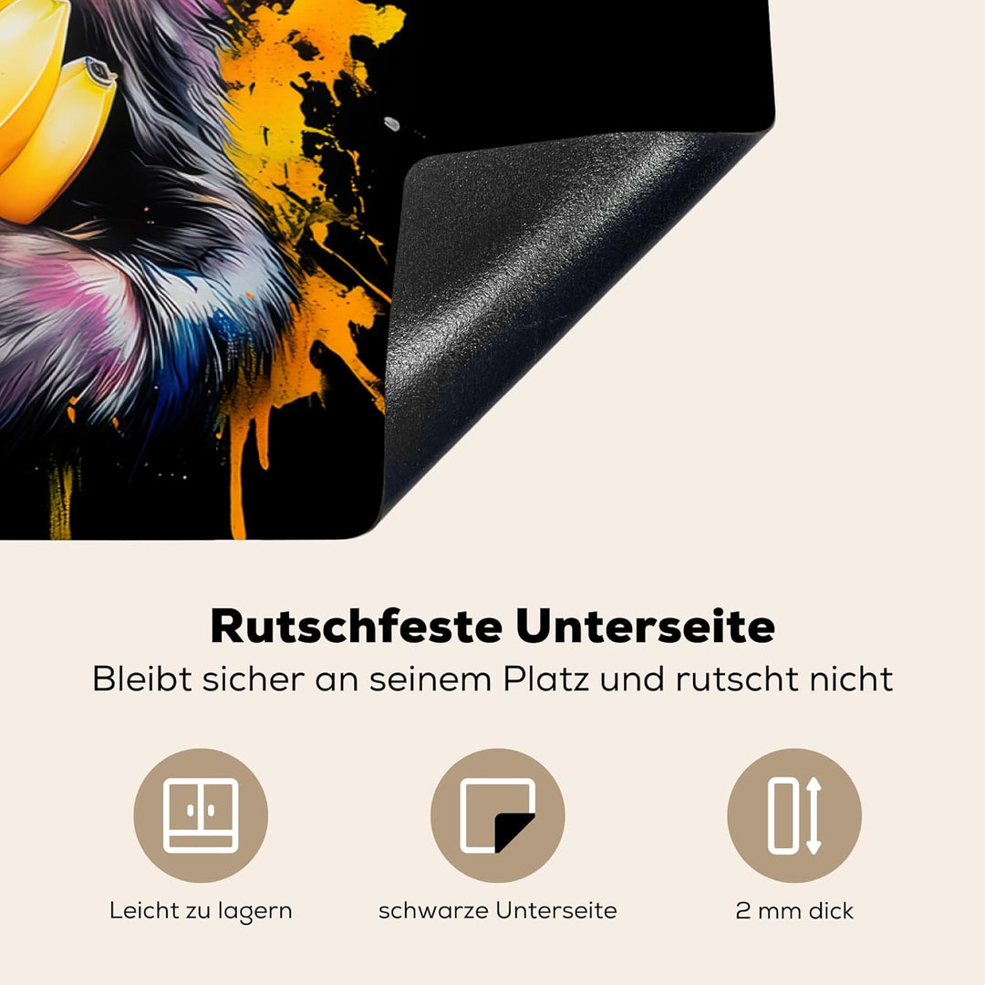 Herdabdeckplatte Einteilig 80x52 cm Küche Ceranfeld Abdeckplatte Cerankochfeld Abdeckung Induktionsk
