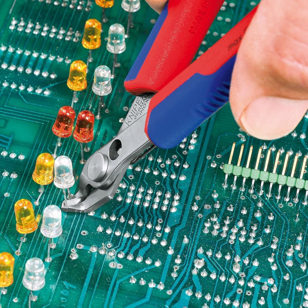 Knipex Electronic Super Knips® mit Mehrkomponenten-Hüllen 125 mm 78 23 125 Mit Mehrkomponentenhüllen