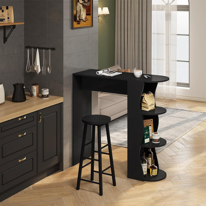 WOLTU BH130sz-2 2X Barhocker Bistrohocker Tresenhocker Barstuhl, Gestell aus stabilem Stahl, Stizflä
