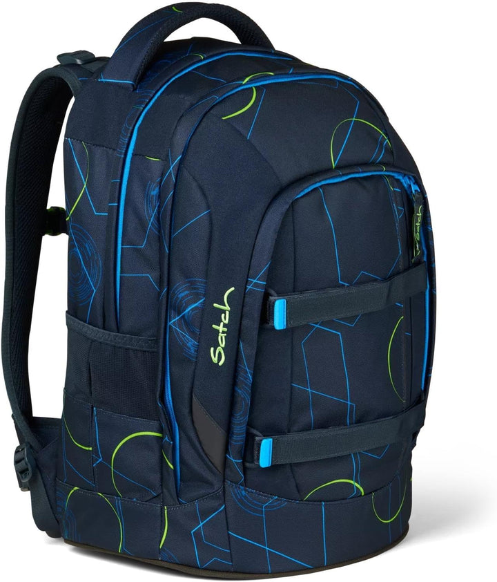 satch pack Schulrucksack Schulrucksack ab 5. Klasse ergonomisch 30L Stauraum standfest Organisations