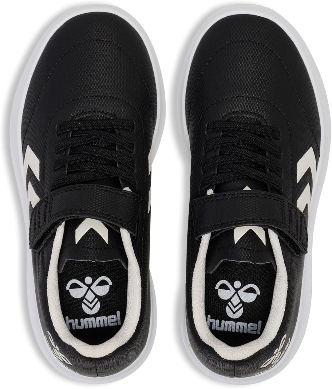 hummel Unisex Kinder Top Star I.n. Jr Futsal Shoe, 24 EU Black White