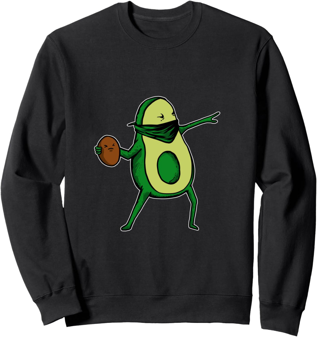 Avocado Bansky Kern Geschenk Sweatshirt