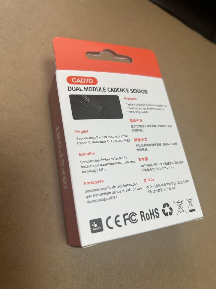 iGPSPORT Geschwindigkeitssensor ANT + und Bluetooth Wireless für Fahrradcomputer, iPhone Android