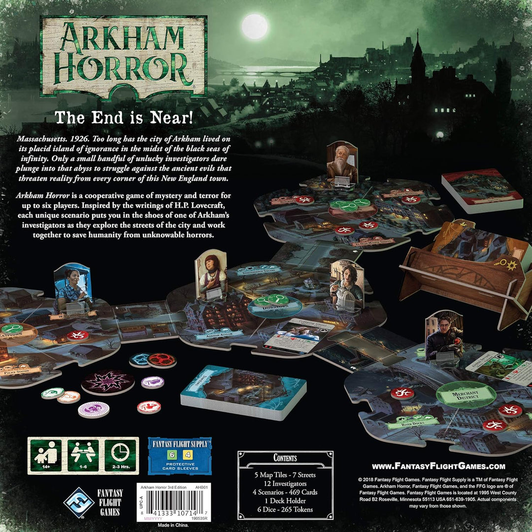 Feldherr Schaumstoff-Set kompatibel mit Arkham Horror 3. Edition Brettspiel-Box