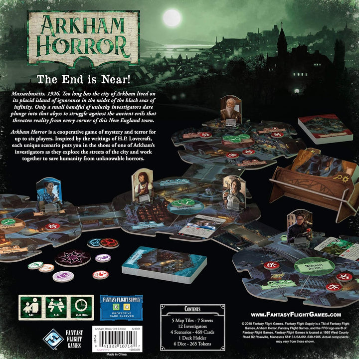 Feldherr Schaumstoff-Set kompatibel mit Arkham Horror 3. Edition Brettspiel-Box