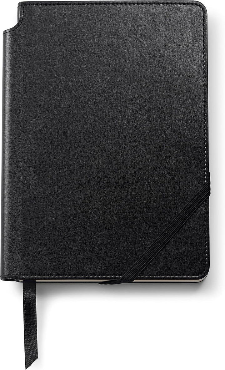 Cross Calais Kugelschreiber (Drehmechanik, mit schwarzem Journal Notizbuch als Geschenkset) Satin-Ch