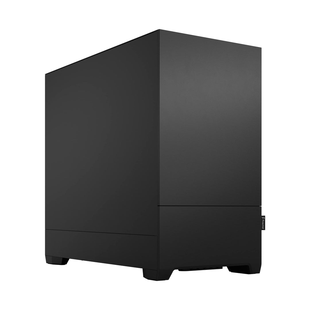 Fractal Design Pop Mini Silent Black – Solid - Bitumen Side Panels and Sound-dampening Foam - Three