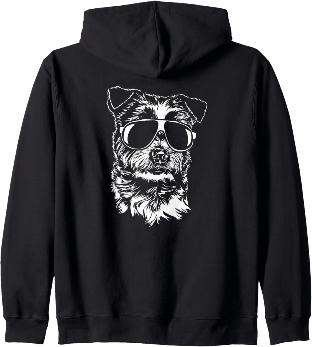 Lustiger Jack Russell Terrier cool Sonnenbrille Hund Hunde Kapuzenjacke