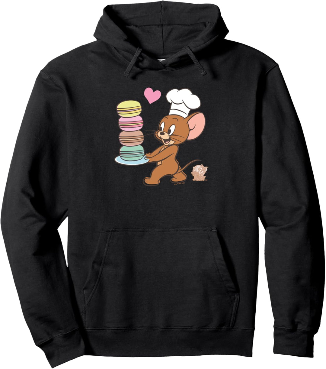 Tom and Jerry Macaron Love Pullover Hoodie