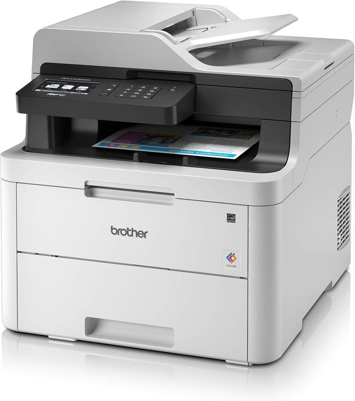 Brother MFC-L3730CDN Kompaktes 4-in-1 Farb-Multifunktionsgerät (18 Seiten/Min.) weiss 18 Seiten/Min.