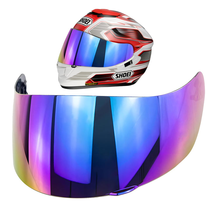 Wohlstand Motorrad Windschutz Helm, Motorradhelm Visier Windschild, Motorrad Visier Passend für AGV